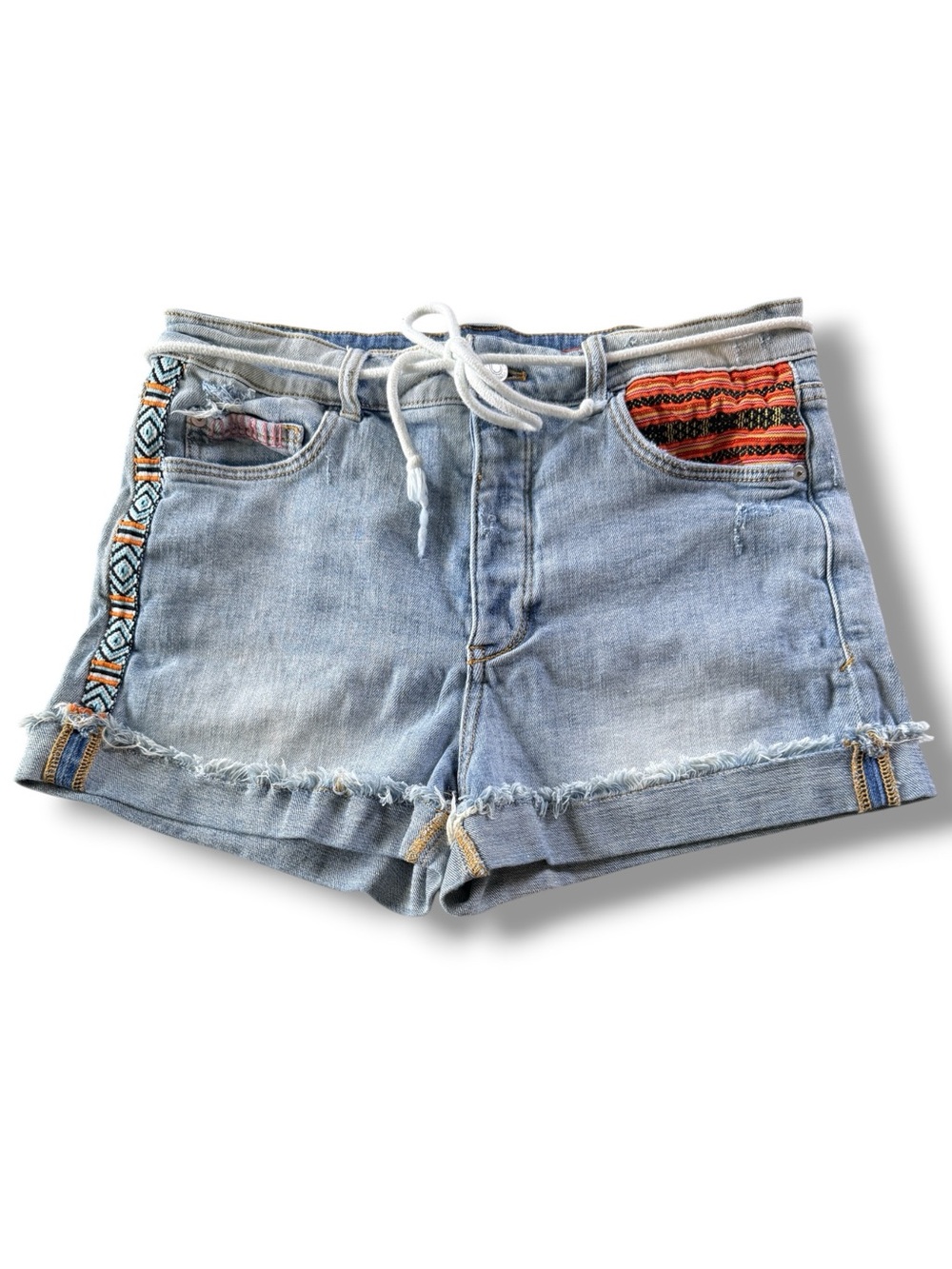 Anthropologie Pilcro Signature High Rise Shorts Size 28